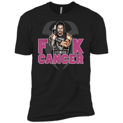 Roman Reigns Fuck Cancer Breast Cancer Awareness Men's Sleeve Shirt - The White Eagles