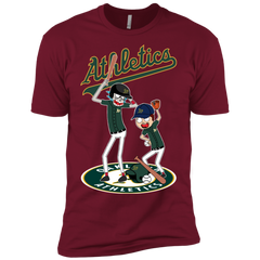 Oakland Athletics Baseball Rick And Morty Men's Sleeve Shirt - The White Eagles