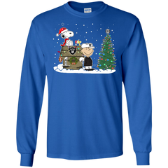 Oakland Raiders Snoopy The Peanuts Ugly Christmas Sweater  Super Bowl LS Cotton T-Shirt - The White Eagles