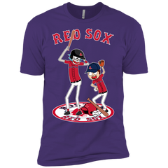 Boston Red Sox Baseball Rick And Morty Men's Sleeve Shirt - The White Eagles