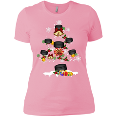 Christmas Is Coming Hockey Santa Claus Ugly Christmas Sweater Ladies' Shirt - The White Eagles