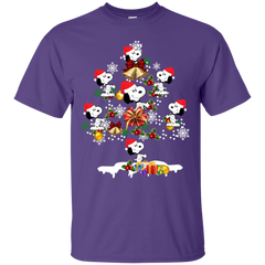 Christmas Is Coming Snoopy The Peanuts Movies Santa Claus Ugly Christmas Sweater Cotton T-Shirt - The White Eagles