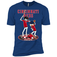 Cincinnati Reds Baseball Rick And Morty Men's Sleeve Shirt - The White Eagles