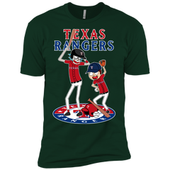 Texas Rangers Baseball Rick And Morty Men's Sleeve Shirt - The White Eagles