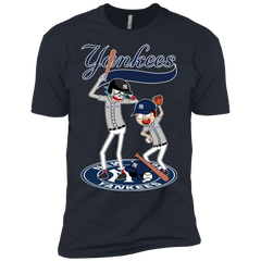 New York Yankees Baseball Rick And Morty Men's Sleeve Shirt - The White Eagles