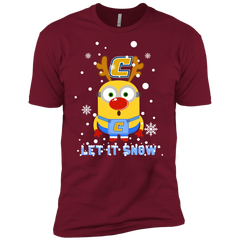 Minion Chattanooga Mocs Ugly Christmas Sweaters Let It Snow Men's Sleeve Shirt - The White Eagles