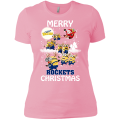 Toledo Rockets Ugly Christmas Sweaters Minions Santa Claus Merry Christmas Ladies' Shirt - The White Eagles