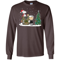 Oakland Raiders Snoopy The Peanuts Ugly Christmas Sweater  Super Bowl LS Cotton T-Shirt - The White Eagles