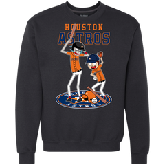 Houston Astros Baseball Rick And Morty Sweatshirt - The White Eagles