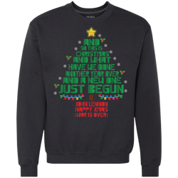 And So This Is And What Have We Done Another Year Over And A New One Just Begun John Lennon War Is Over Sweatshirt - The White Eagles