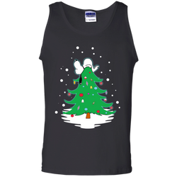 Snoopy Tree Christmas The Peanuts Movie Tank Top - The White Eagles
