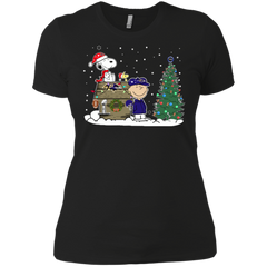 Baltimore Ravens Snoopy The Peanuts Ugly Christmas Sweater  Super Bowl Ladies' Shirt - The White Eagles