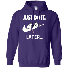 Just Do It The Peanuts Movie Snoopy Nike Logo Hoodie - The White Eagles