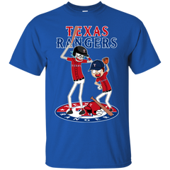 Texas Rangers Baseball Rick And Morty Cotton T-Shirt - The White Eagles