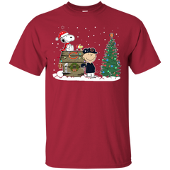 Chicago Bears Snoopy The Peanuts Ugly Christmas Sweater  Super Bowl Cotton T-Shirt - The White Eagles