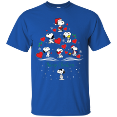 Snoopy Merry Christmas The Peanuts Movie Cotton T-Shirt - The White Eagles