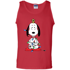 Snoopy Christmas Tree The Peanuts Movie Snoopy Tank Top - The White Eagles