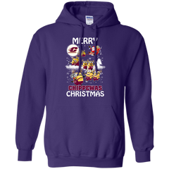 Central Michigan Chippewas T Shirts Minions Santa Claus Merry Christmas Hoodie - The White Eagles