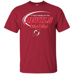 Dilly Dilly A True Friend Of The New Jersey Devils Cotton T-Shirt - The White Eagles