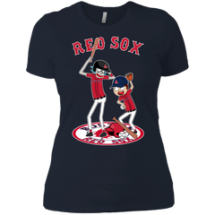 Boston Red Sox Baseball Rick And Morty Ladies' Shirt - The White Eagles
