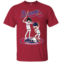 Atlanta Braves Baseball Rick And Morty Cotton T-Shirt - The White Eagles