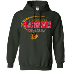 Dilly Dilly A True Friend Of The Chicago Blackhawks Hoodie - The White Eagles