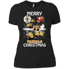 Idaho Vandals Ugly Christmas Sweaters Minions Santa Claus Merry Christmas Ladies' Shirt - The White Eagles