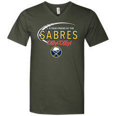 Dilly Dilly A True Friend Of The Buffalo Sabres Men's V-Neck T-Shirt - The White Eagles
