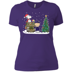 Minnesota Vikings Snoopy The Peanuts Ugly Christmas Sweater  Super Bowl Ladies' Shirt - The White Eagles