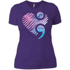 You Matter Don't Let Your Story End Semicolon Shirt Ladies' Shirt - The White Eagles