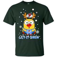 Minion Gardner-webb Runnin Bulldogs Ugly Christmas Sweaters Let It Snow Cotton T-Shirt - The White Eagles