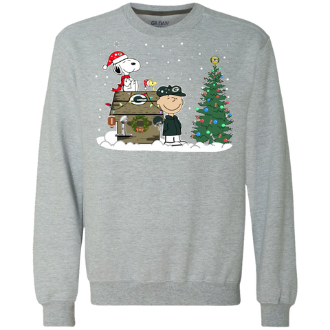 Green Bay Packers Snoopy The Peanuts Ugly Christmas Sweater  Super Bowl Sweatshirt - The White Eagles