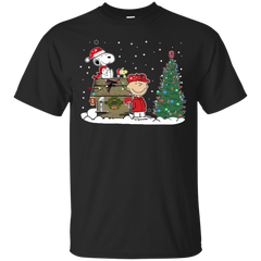 Atlanta Falcons Snoopy The Peanuts Ugly Christmas Sweater  Super Bowl Cotton T-Shirt - The White Eagles