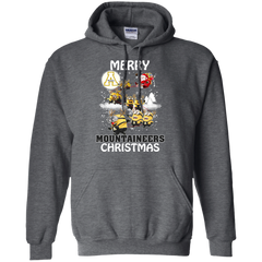 Appalachian State Mountaineers T Shirts Minions Santa Claus Merry Christmas Hoodie - The White Eagles