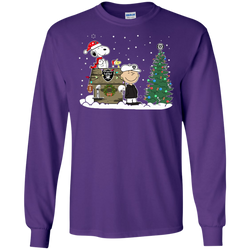 Oakland Raiders Snoopy The Peanuts Ugly Christmas Sweater  Super Bowl LS Cotton T-Shirt - The White Eagles