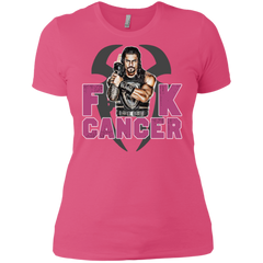 Roman Reigns Fuck Cancer Breast Cancer Awareness Ladies' Shirt - The White Eagles