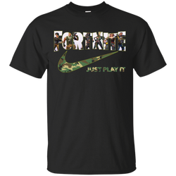 Fortnite Nike Camo Just Play It Shirts Cotton T-Shirt - The White Eagles