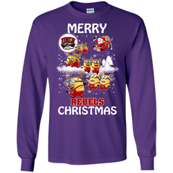 Christmas Sweaters Minions Santa Claus Merry Christmas LS Cotton T-Shirt - The White Eagles