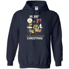 Appalachian State Mountaineers T Shirts Minions Santa Claus Merry Christmas Hoodie - The White Eagles