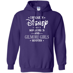 I Speak In Disney Song Lyrics And Gilmore Girls Quotes Shirt Hoodie - The White Eagles
