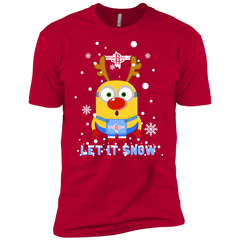 Minion Houston Rockets Ugly Christmas Sweaters Let It Snow Men's Sleeve Shirt - The White Eagles