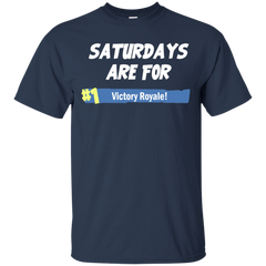Fortnite Saturdays Are For Victory Royale Cotton T-Shirt - The White Eagles