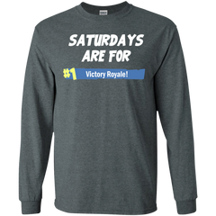 Fortnite Saturdays Are For Victory Royale LS Cotton T-Shirt - The White Eagles