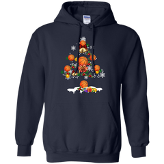 Christmas Is Coming Basketball Santa Claus Ugly Christmas Sweater Hoodie - The White Eagles