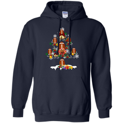 Christmas Is Coming Football Santa Claus Ugly Christmas Sweater Hoodie - The White Eagles