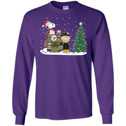 Pittsburgh Steelers Snoopy The Peanuts Ugly Christmas Sweater  Super Bowl LS Cotton T-Shirt - The White Eagles