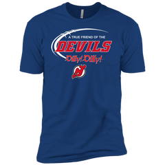 Dilly Dilly A True Friend Of The New Jersey Devils Men's Sleeve Shirt - The White Eagles