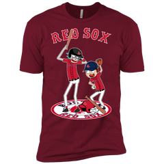 Boston Red Sox Baseball Rick And Morty Men's Sleeve Shirt - The White Eagles