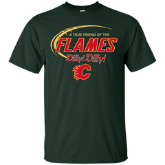 Dilly Dilly A True Friend Of The Calgary Flames Cotton T-Shirt - The White Eagles