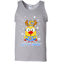 Minion Chattanooga Mocs Ugly Christmas Sweaters Let It Snow Tank Top - The White Eagles